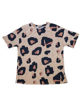 NWOT Oversized Leopard Print Tee | Small